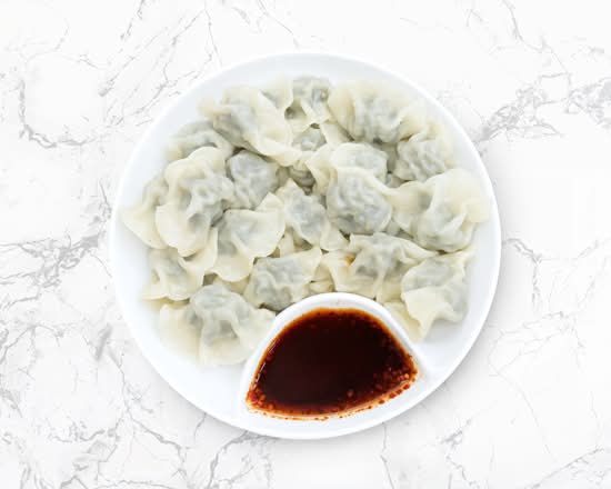 Hand Made Pork and Chive Dumpling (猪肉韭菜水饺)